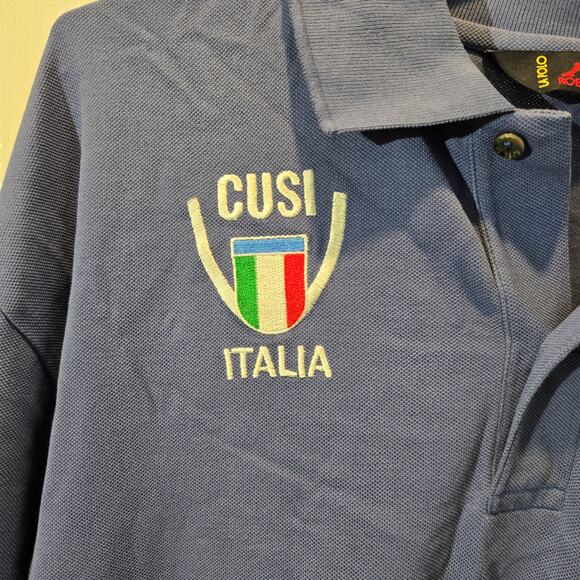 Robe di Kappa CUSI Italia men polo long sleeve XXL - Picture 2 of 9